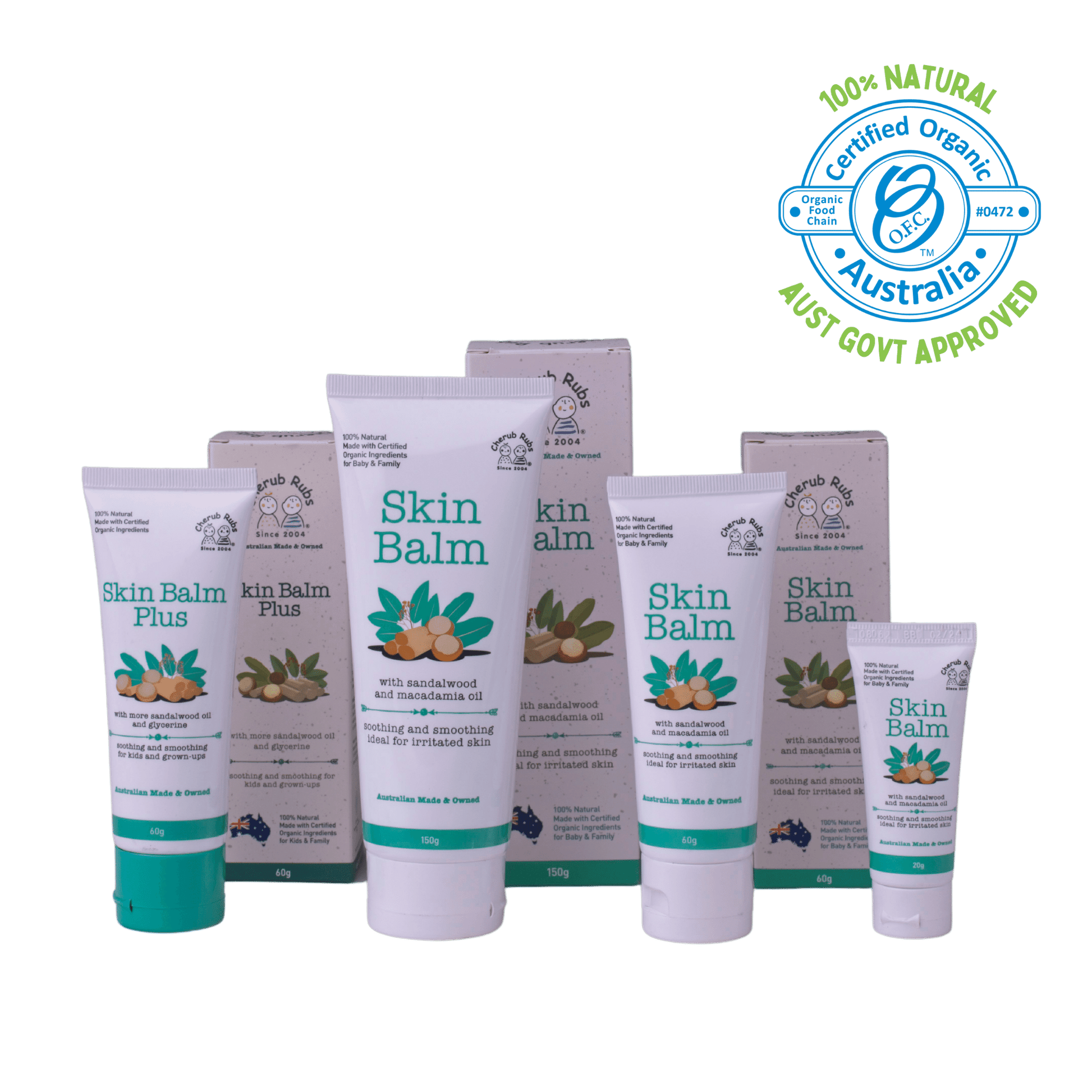 Skin Balm: Certified organic skincare for sensitive skin group photo