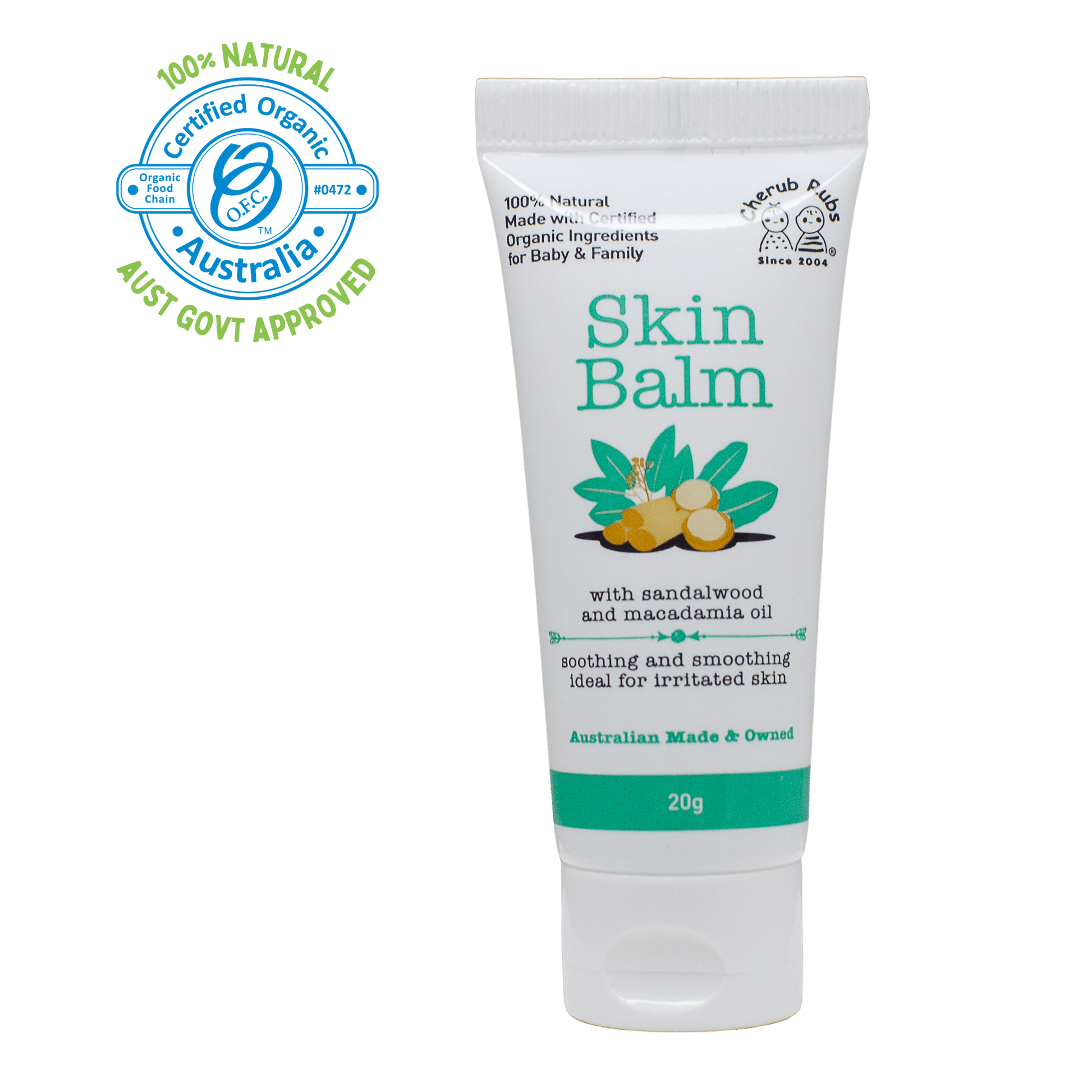 Skin Balm: Certified organic skincare for sensitive skin 20g
