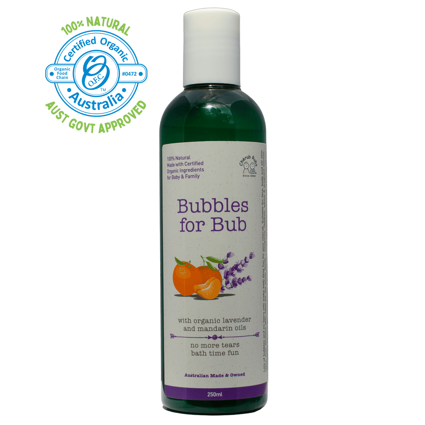Skincare for Sensitive Skin - Organic Bubbles For Bub 250ml