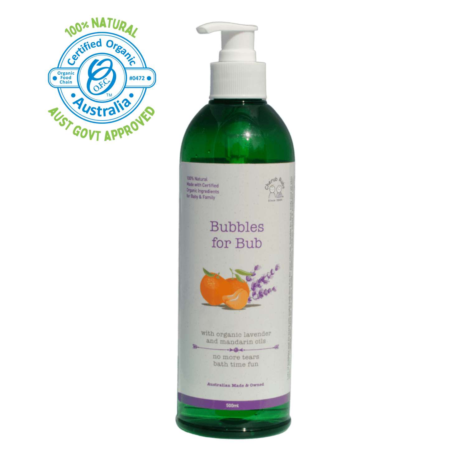 Skincare for Sensitive Skin - Organic Bubbles For Bub 500ml