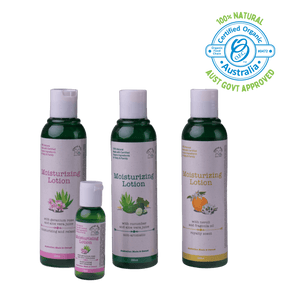 Organic moisturizing lotion by Cherub Rubs. Organic Skincare For Baby & Family by Cherub Rubs.