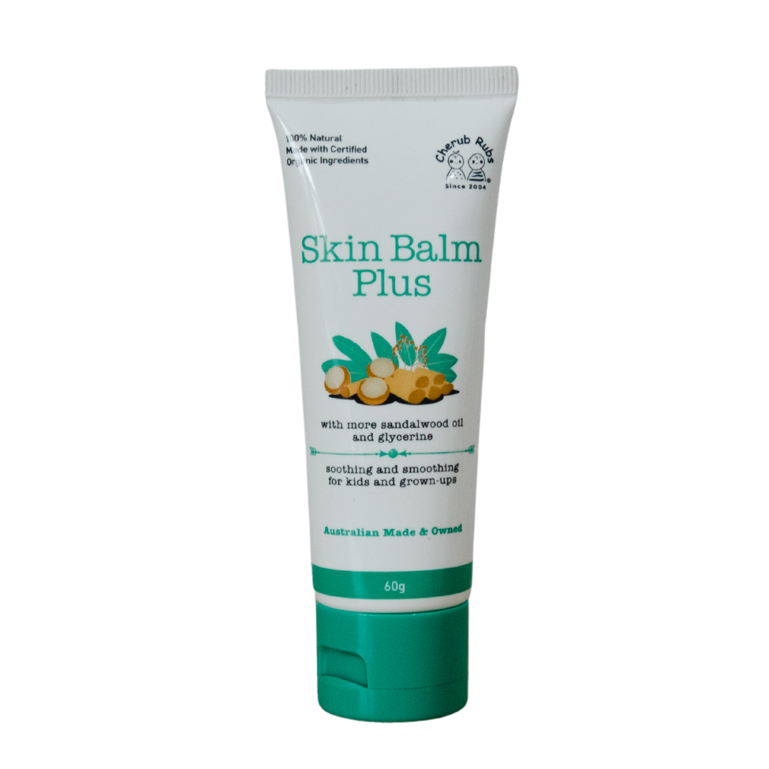Skin Balm 60g. Organic Skincare For Baby & Family by Cherub Rubs.
